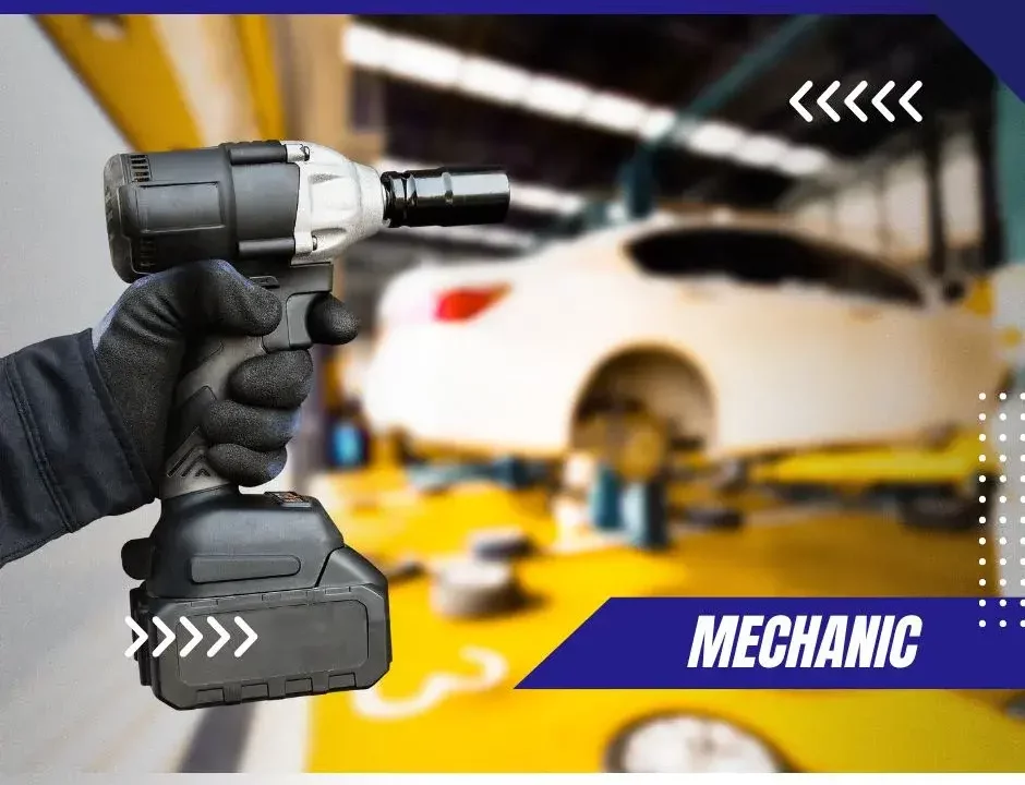 Cordless Impact Wrench for Mechanics